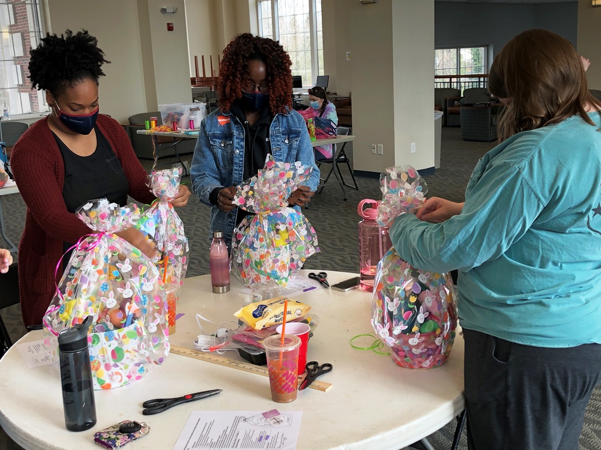 LEAP Students Donate Easter Baskets to Senior Living Centers Lee