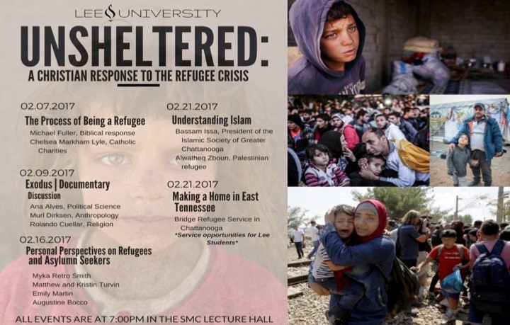 Lee to host “Unsheltered: A Christian Response to the Refugee Crisis ...